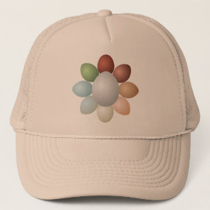Assortiment van eieren trucker pet