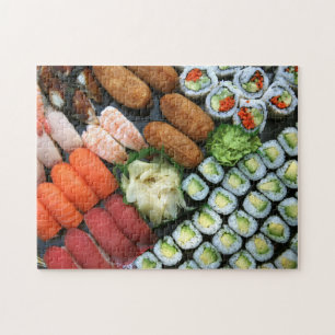 Assortiment van Japanse sushi-favorieten Legpuzzel