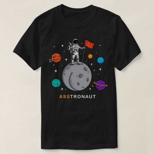 Asstronaut T-shirt (Design voorkant)
