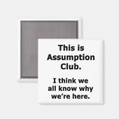 Assumptieclub Magneet (Voorkant / Achterkant)