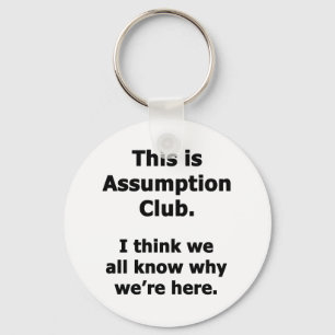 Assumptieclub Sleutelhanger