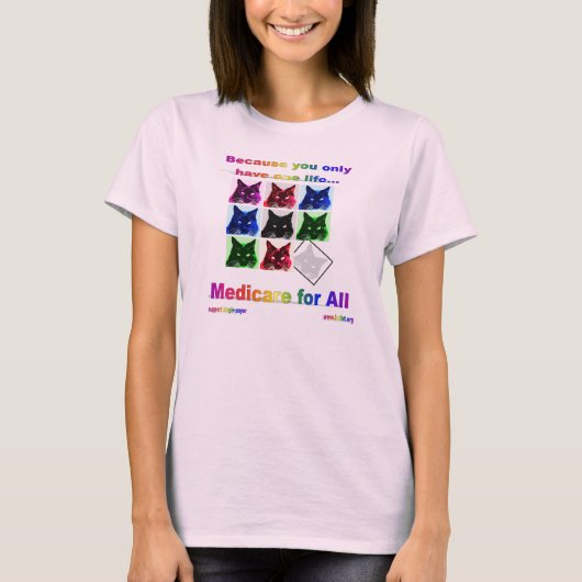 "Assurance-maladie-pour-Tout" T-shirt (Devant)