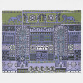 Assyria fleece deken (Voorkant (Horizontaal))