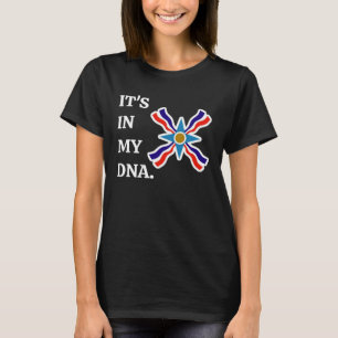 Assyria Pride Assyrische vlag Het zit in mijn DNA T-shirt