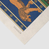 Assyrian Deity Apkallu, Winged Genius, Sun & Lion Tissuepapier (Detail)