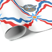 assyrian-Flag Cadeaupapier (Rol Hoek)