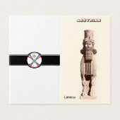 Assyrian Folded Card Kaart (Buitenkant ongevouwen)