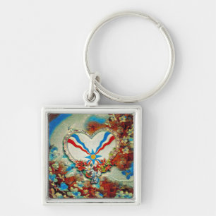 Assyrian Heart Sleutelhanger