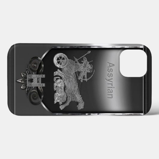 Assyrian Lion Hunter iPhone / coque ipad (Verso (horizontal))