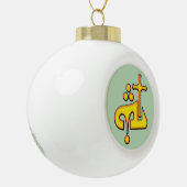Assyrische Alaha in Ceramic Ball Ornament (Links)
