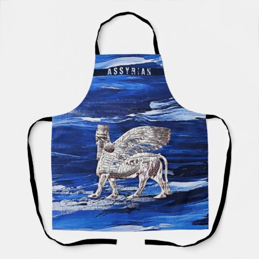 Assyrische All-Over Print Schort (Voorkant)