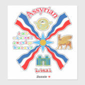 ASSYRISCHE Custom-Cut Vinyl Sticker (Vel)