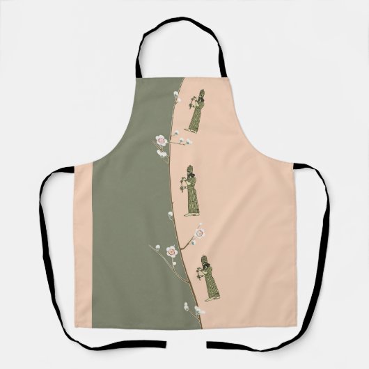 Assyrische King All-Over Print Schort (Voorkant)