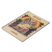 Assyrische Lamassu spiraal foto Notitieboek (Linkerzijde)