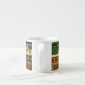 Assyrische retro retro retro retro retro represso espresso kop (Achterkant)