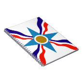Assyrische vlag - Ata d'Ator Spiral notebook Notitieboek (Rechterzijde)
