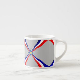 Assyrische vlag espresso kop