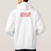 Assyrische vlag hoodie (Achterkant)