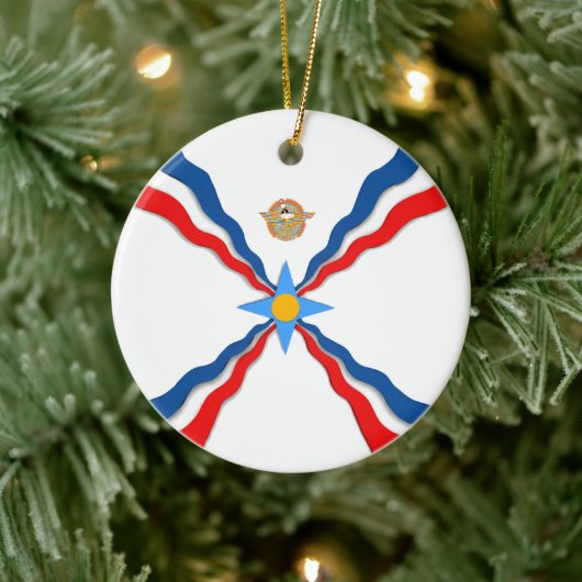 Assyrische vlag keramisch ornament (Boom)