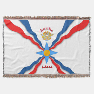 Assyrische Vlag Worpdeken Deken