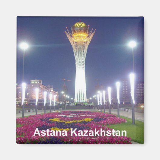 Astana Kazakhstan Voyage Souvenir Magnet frigo (Devant)