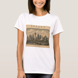 Astana | Vintage Travel City Design T-shirt
