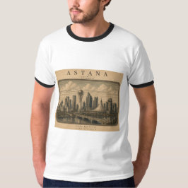 Astana | Vintage Travel City Design T-shirt