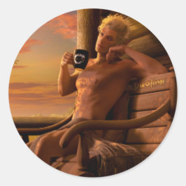 Astarion Baldur's Gate 3 Healing Ronde Sticker