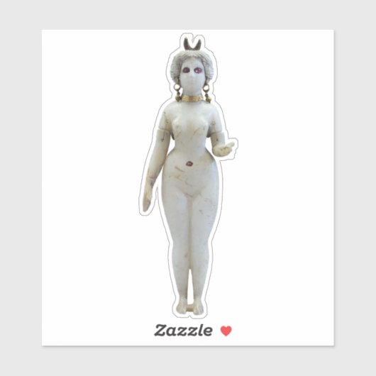 Astarte en Phoenicia Sticker (Feuille)
