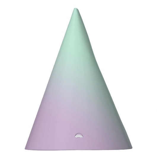 astel, esthetisch en Lila gradiënt ombre Feesthoedjes (Rechts)
