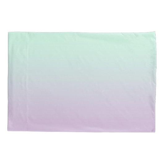 astel, esthetisch en Lila gradiënt ombre Kussensloop (Achterkant)
