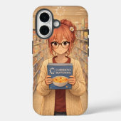 Aster™ Currently Buffering iPhone 16 Case Cute  (Achterkant)