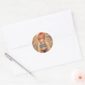 Aster™ Currently Buffering Round Sticker Cute Aest (Envelop)
