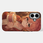 Aster™ I'm Just a Girl iPhone 16 Case Cute Aesthet (Achterkant (horizontaal))
