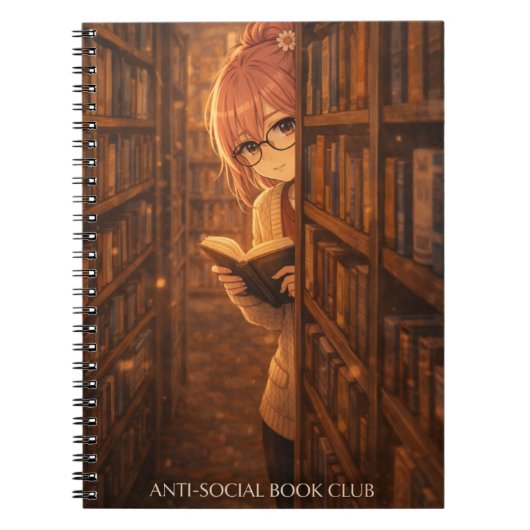 Aster™ In My Reading Era Spiral Notebook Cute  Notitieboek (Voorkant)