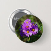 Aster-knop Ronde Button 5,7 Cm (Voorkant /achterkant)