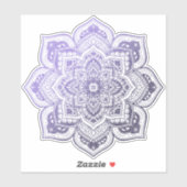 Aster Mandala Custom-Cut Vinyl Sticker (Feuille)