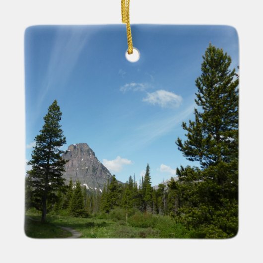 Aster Park Trail in Glacier National Park Keramisch Ornament (Voorkant)