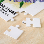 Aster  zaadpakket legpuzzel (Zijkant)