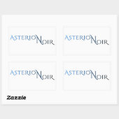 Asterion Noir Sticker (4,5 x 2,7) (Vel)