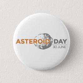 Asteroid Day badge, groot Ronde Button 5,7 Cm