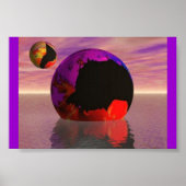 Asteroid Geyser Crash Poster (Voorkant)