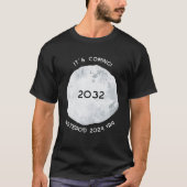Asteroïde 2024 YR4 2032 T-shirt (Voorkant)