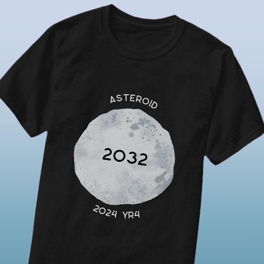 Asteroïde 2024 YR4 2032 T-shirt
