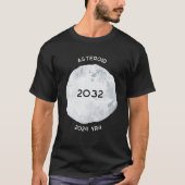 Asteroïde 2024 YR4 2032 T-shirt (Voorkant)
