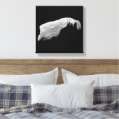 Asteroïde 243 Ida Canvas Afdruk (Insitu (Slaapkamer))