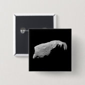 Asteroïde 243 Ida Vierkante Button 5,1 Cm (Voorkant /achterkant)