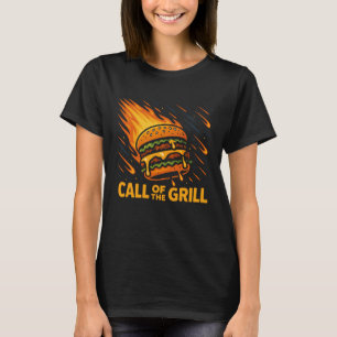 Asteroïde Burger Call van de Grill T-shirt