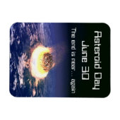 Asteroïde dag 30 juni magneet (Horizontaal)