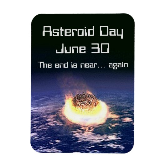 Asteroïde dag 30 juni magneet (Verticaal)
